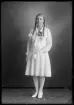 Flickporträtt, läsfoto. Anna Lisa Karlsson, Kolbäck.
Ur Gustaf Åhmans samling.