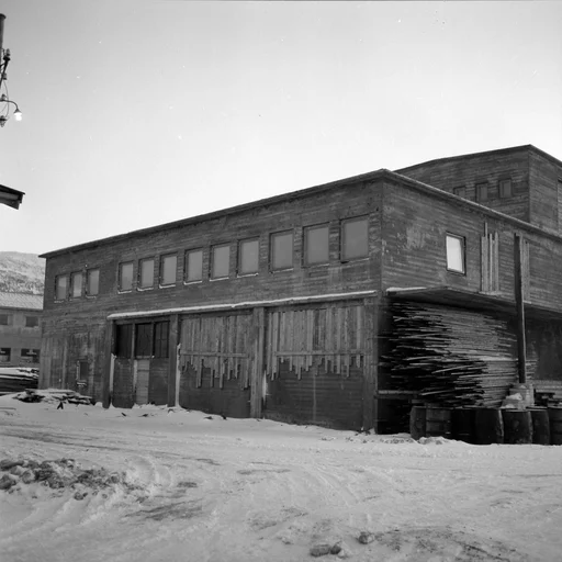 Sandnessjøens nye kjølelager under oppføring
