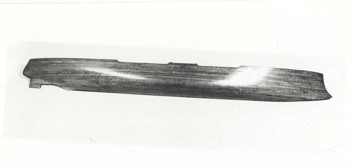 Halvmodell av pansarkryssaren Fylgia.