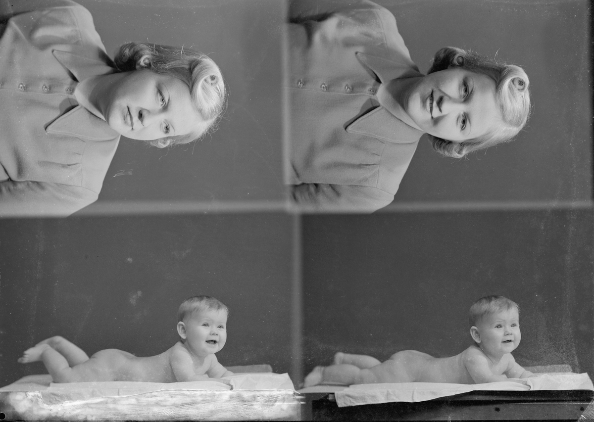 Tore Larsen, frk Suphammer. Barnebilde