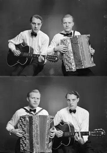 Haug og Arthur Aas, trekkspill og gitar