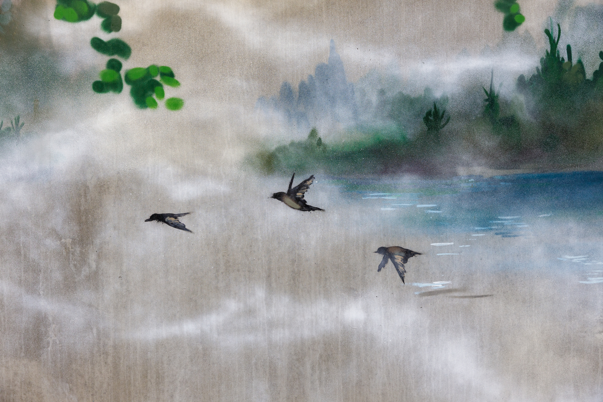 I utførelsen av veggmaleriene har Xenz tatt utgangspunkt i de fysiske og naturlige omgivelsene rundt stedet, inkludert lyset, vegetasjonen, linjene og strukturen i landskapet. Uterommene er sentralt plassert mellom ungdomssenterets lokaler og omkringliggende natur. Trær og vegetasjon i de to veggmaleriene går i direkte i dialog med trær og vegetasjon utenfor betongveggene, og nedtoner skillet mellom utenfor og innenfor veggene. Ved å vende blikket også utover veggene på stedet/ utearealet kan motivene symbolisere en overgang og håp.

Xenz har jobbet med veggens karakter som en aktiv del av verket. Han dekker veggene i ulik grad med motivene og lar andre deler stå åpne og synlig. Overflatene, med sine spor av tid, vær og bruk, blir dermed en del av fortellingen i kunstverket og gir en dynamisk opplevelse av verket. Disse «pausene» i betongen gir også større tolkningsrom. De inviterer betrakteren til å fylle inn mening selv, og gjør at motivene oppleves som roligere og mindre påtrengende. I stedet for å kreve umiddelbar oppmerksomhet, kan kunstverket leve side om side med omgivelsene.