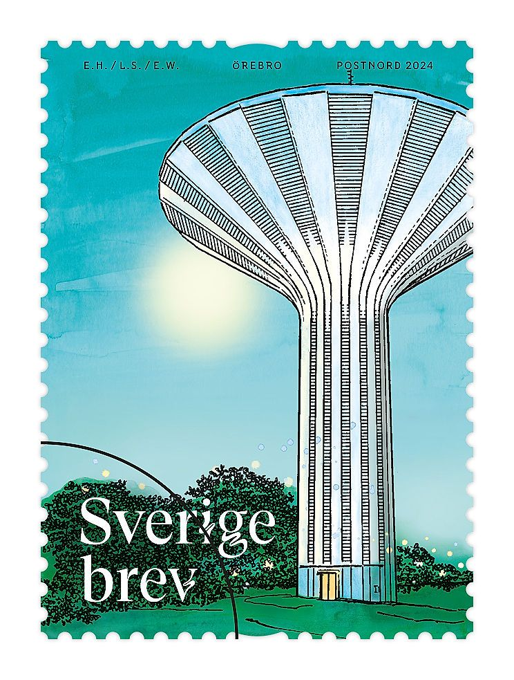 Rullfrimärke 5 motiv, inrikes brev