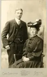 Porträtt av ett par.