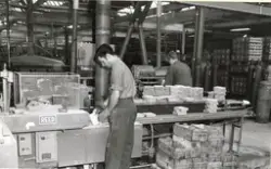 Stackningsmaskin Tudor i Nol  rumt 1960.