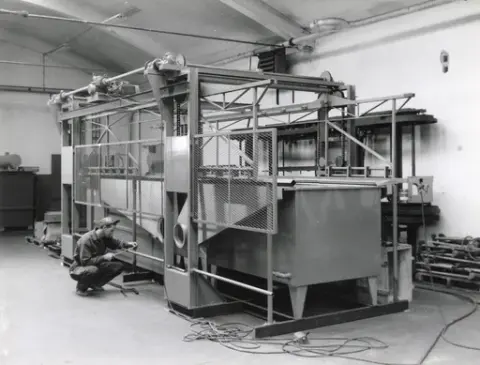 Mekanisk verkstad. Tudor i Nol  runt 1960.