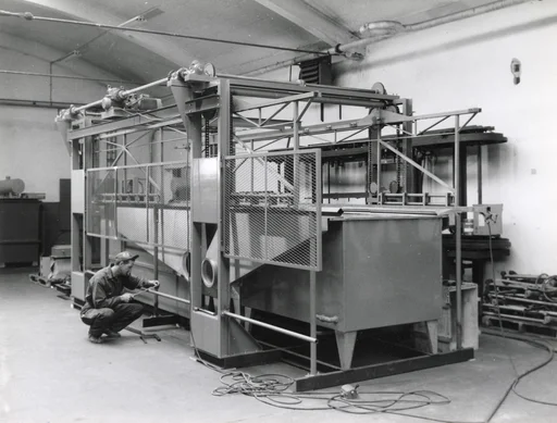 Mekanisk verkstad. Tudor i Nol  runt 1960.