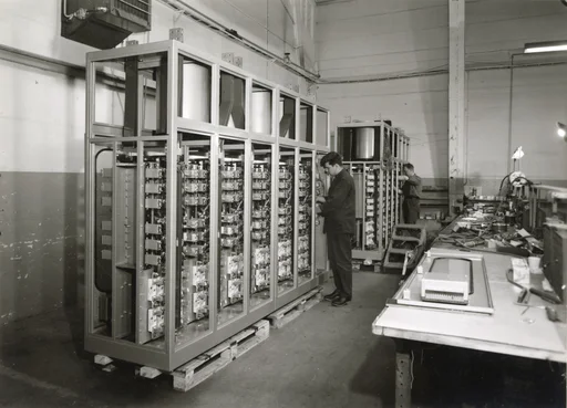 Likriktningsavdelningen. Tudor i Nol  runt 1960.