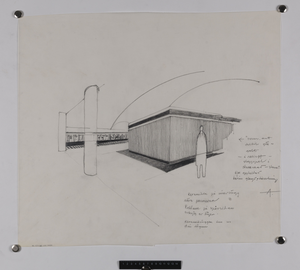 Inredning, konstnärlig utsmyckning
Mariatorgets tunnelbanestation
Keramikväggen
