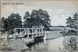 Postkort, Hamar, Disen, Vangsvegen over Åkersvika via Disenb