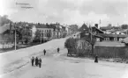 Oxtorgsgatan från Oxtorget. Foto i början av 1900-talet.