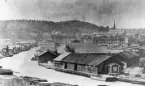 Söderhamn från Faxeholmen omkring år 1880.