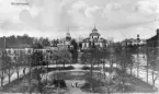 Rådhusparken i Söderhamn. Foto från början av 1900-talet.