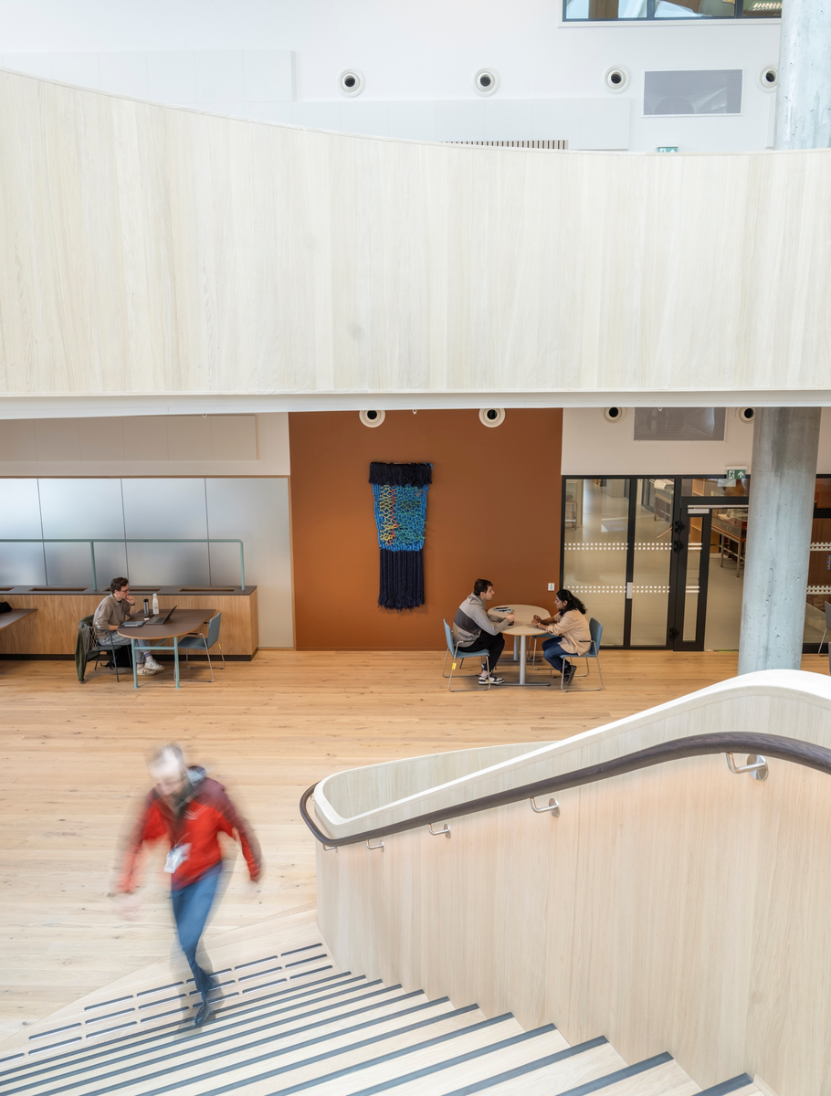 Verket er laget av materialer fra havindustrien og som Fuglevaag har funnet i fjæra i Varangerfjorden i Finnmark.