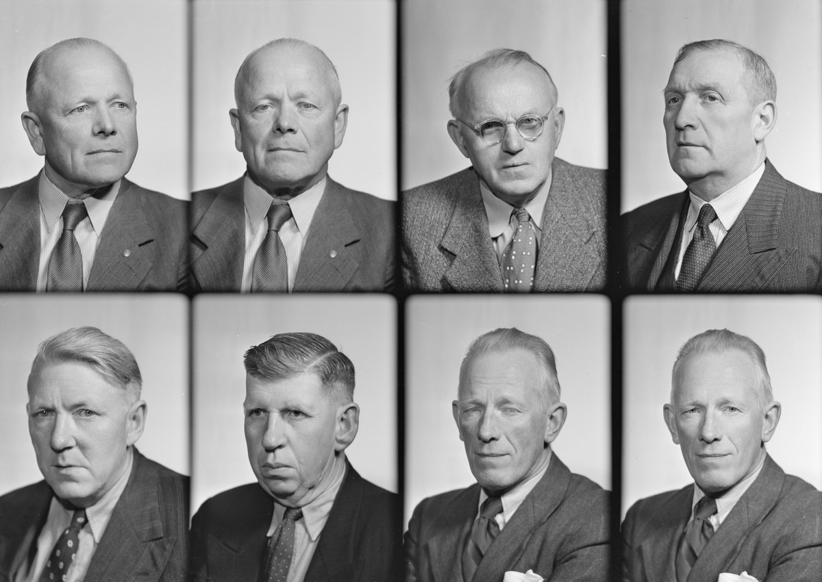 Sivilforsvaret, passbilder. 4 barnebilder 