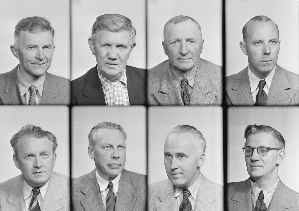 Sivilforsvaret, passbilder. 4 barnebilder 