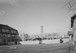 Sagdalen skole, utgraving av tomt