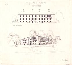 Arkitekt Ragnar Ossian Swenssons ritningar