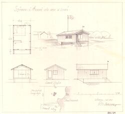 Arkitekt Ragnar Ossian Swenssons ritningar