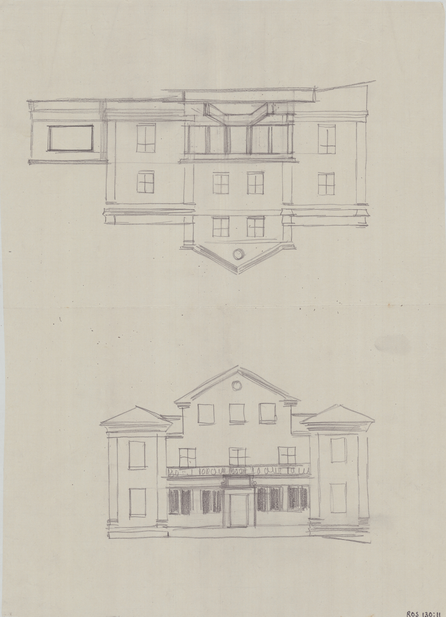 Arkitekt Ragnar Ossian Swenssons ritningar [ritningar] -Regionarkivet ...