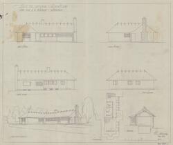 Arkitekt Ragnar Ossian Swenssons ritningar [ritningar]
