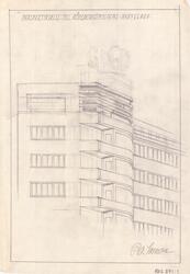 Arkitekt Ragnar Ossian Swenssons ritningar [ritningar, teckn