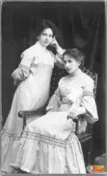 Ljusdalsfotografen C. E. Rehnström och hustrun Helena Anders