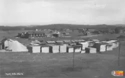 Parti från Herte. Hemängessågen eller Hertesågen. Bondgården