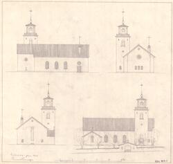 Arkitekt Ragnar Ossian Swenssons ritningar [ritningar]