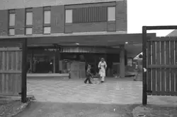 Fotografi som visar anläggandet av stadsdelen Mölndalsbro.

