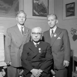 Medaljeutdeling på E.C. Dahls bryggeri