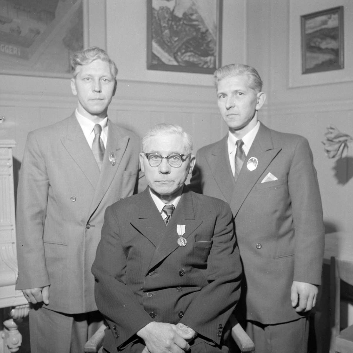 Medaljeutdeling på E.C. Dahls bryggeri