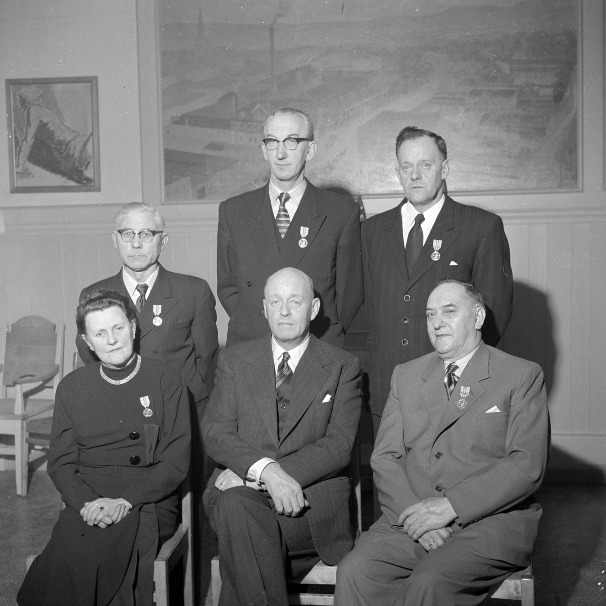 Medaljeutdeling på E.C. Dahls bryggeri