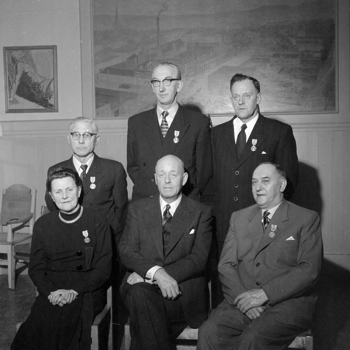 Medaljeutdeling på E.C. Dahls bryggeri