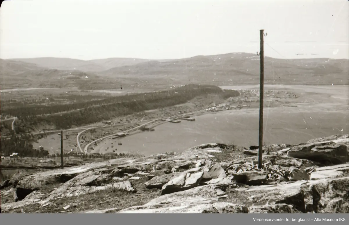 Panorama fra Komsatoppen i Alta