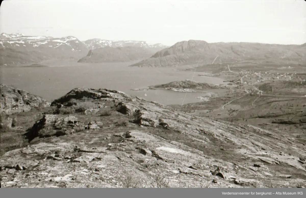 Panorama fra Komsatoppen i Alta