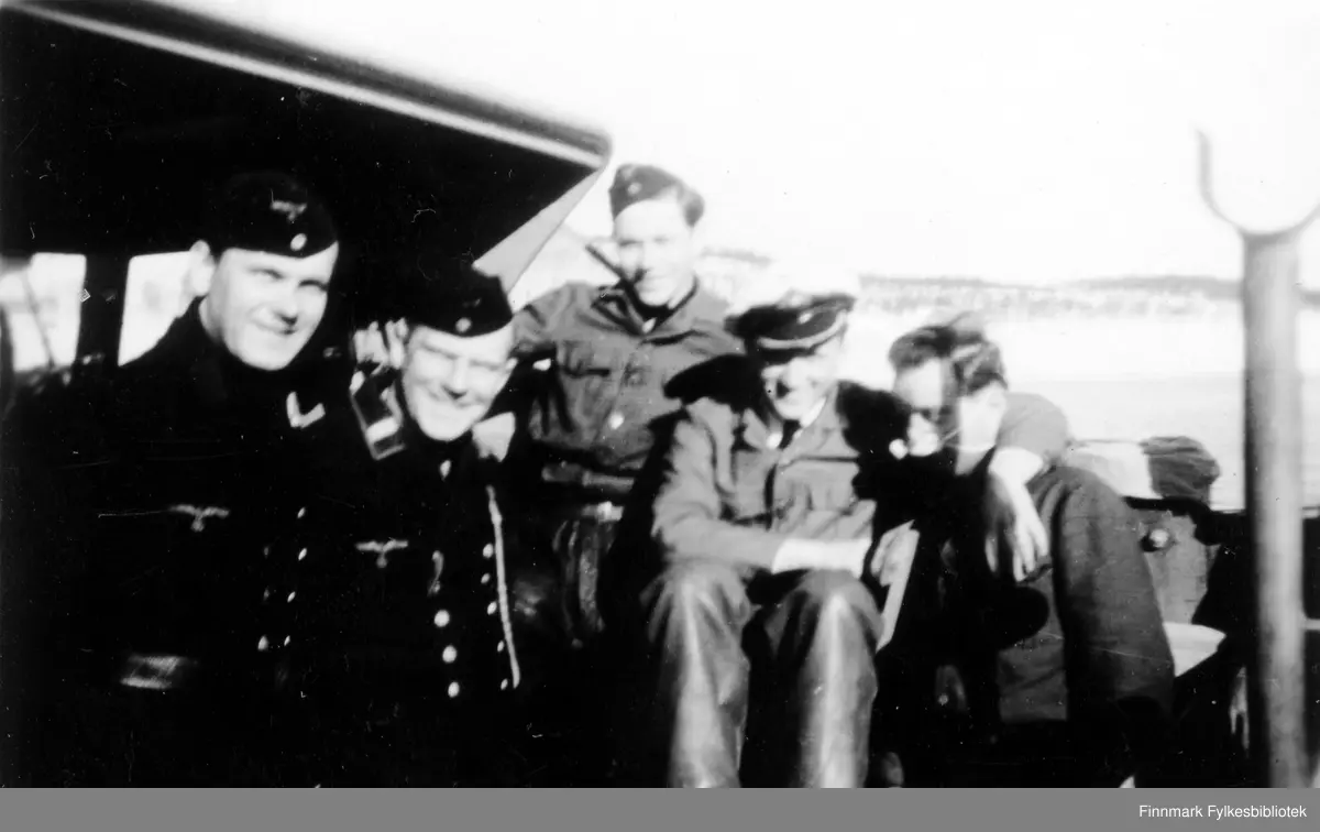 Ombord på motorminesveiperen "R 154" ved 7. motorminesveiperflotilje (7. R-Fl).