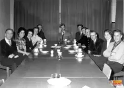 Kontorspersonal på Ljusne Woxna
Från vänster:
1. Sune Holm "