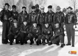 Bilden tagen i Finland
Ljusne AIK :s ishockelag 1954
Främre 