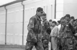 Överste Thore Bäckman, chef Smålandsbrigaden.