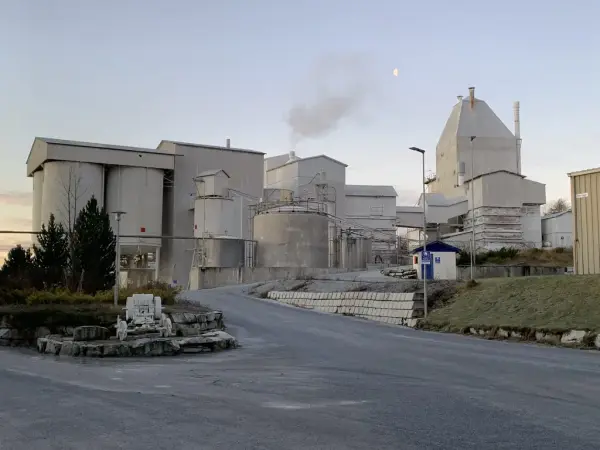 fabrikkanlegg for kalkbrenning