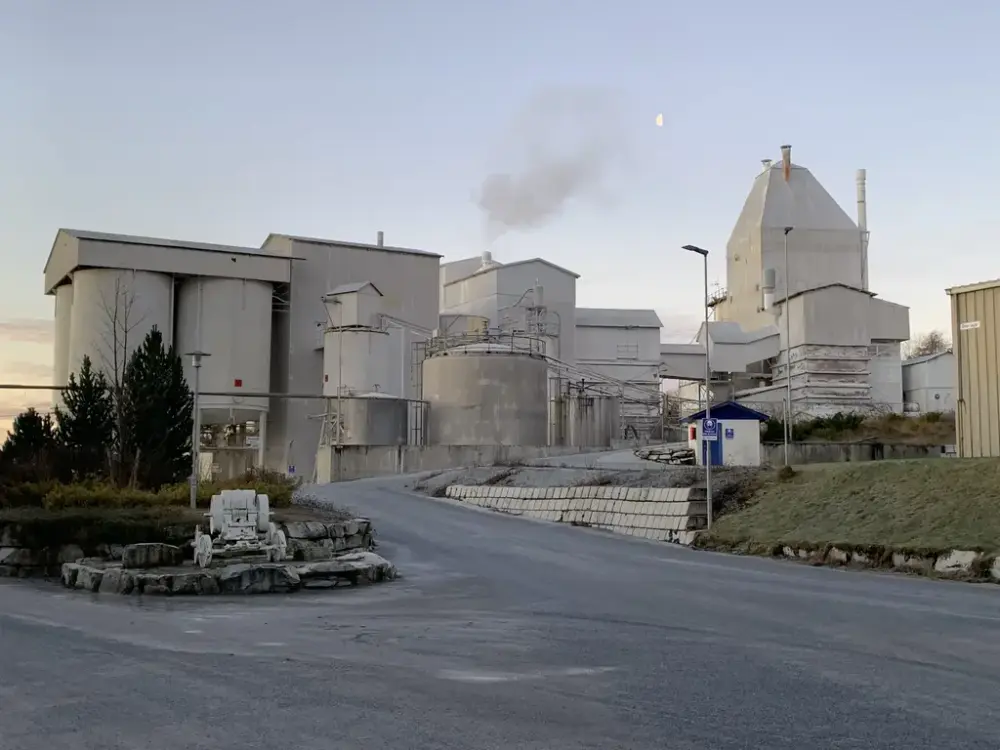 fabrikkanlegg for kalkbrenning