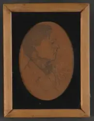 Portrett av stud. theol Knut Eik-Nes [Blyanttegning]