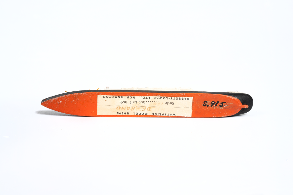 Föremålets form: Vattenlinjemodell