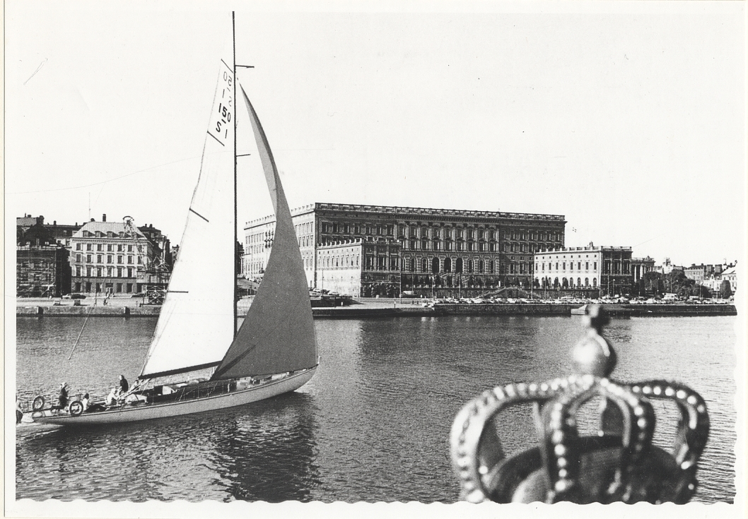 Föremålets form: Fotograferad på strömmen från Skeppsholmsbron mot Kungl slottet