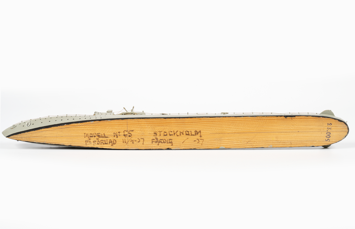 Föremålets form: Vattenlinjemodell