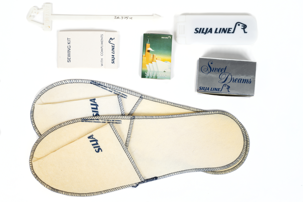 Toalettprodukter till hytterna ombord på Helsingborgsfartygen.