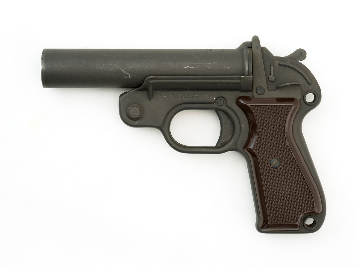 Signalpistol som ble brukt til å tenne fakkelen på Gullfaks A plattformen.