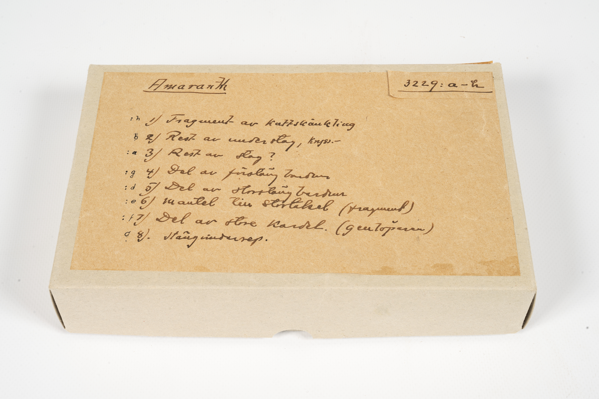 Gods till modellen Amarant.