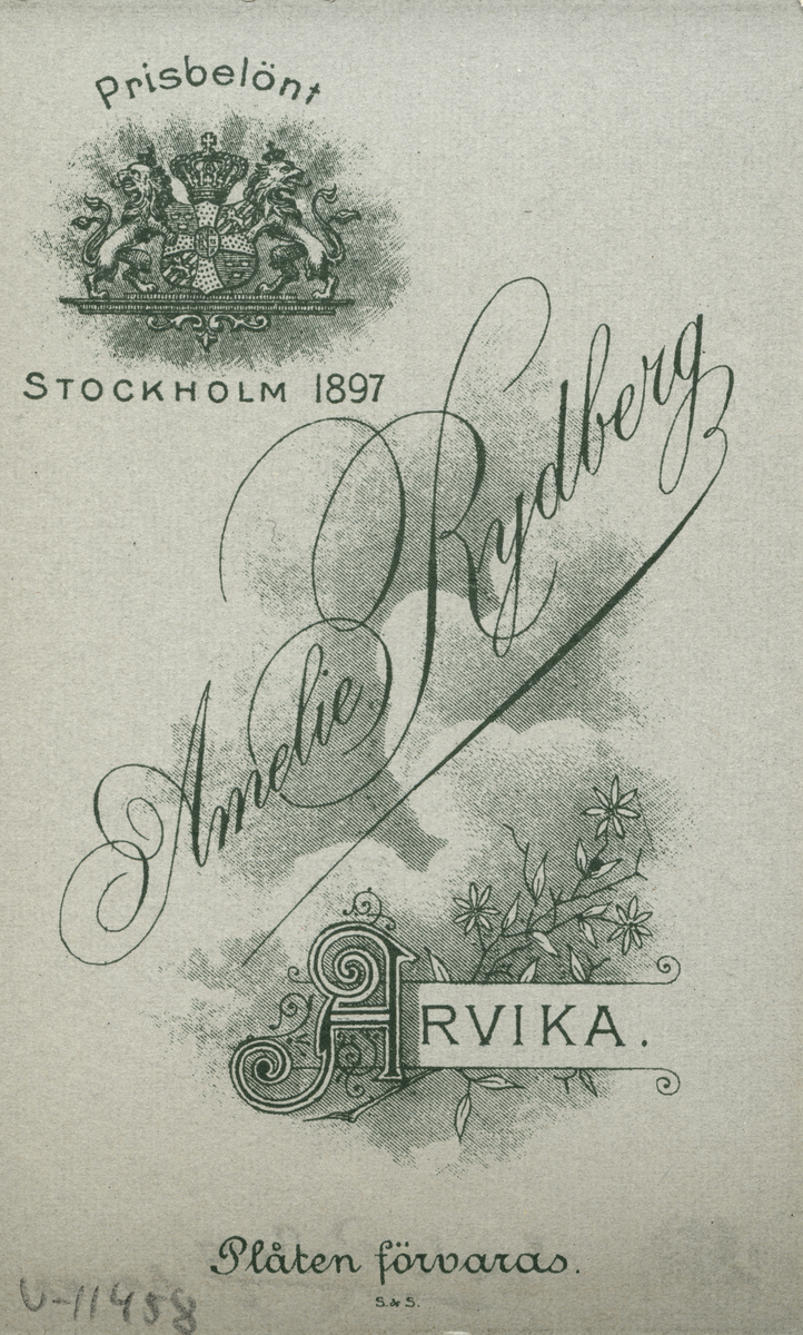 Porträtt av en flicka.